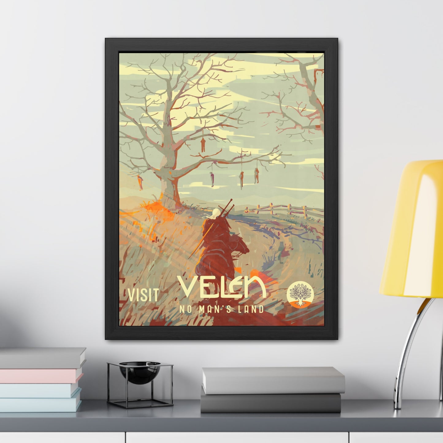 Visit Velen Travel Poster (Framed)