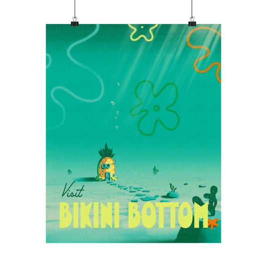 Visit Bikini Bottom Poster
