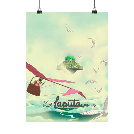 Visit Laputa Travel Poster