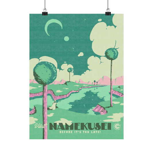 Visit Namekusei Travel Poster