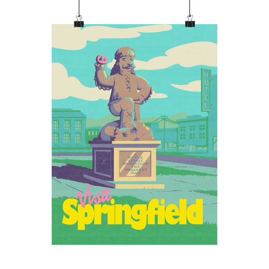 Visit Springfield Travel Poster