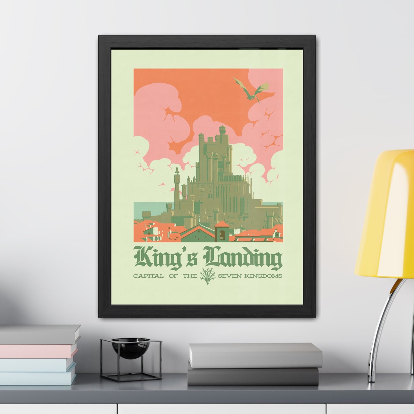 Visit Kings Landing Travel Poster (Framed)