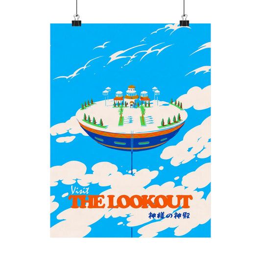 Visit The Lookout Travel Poster