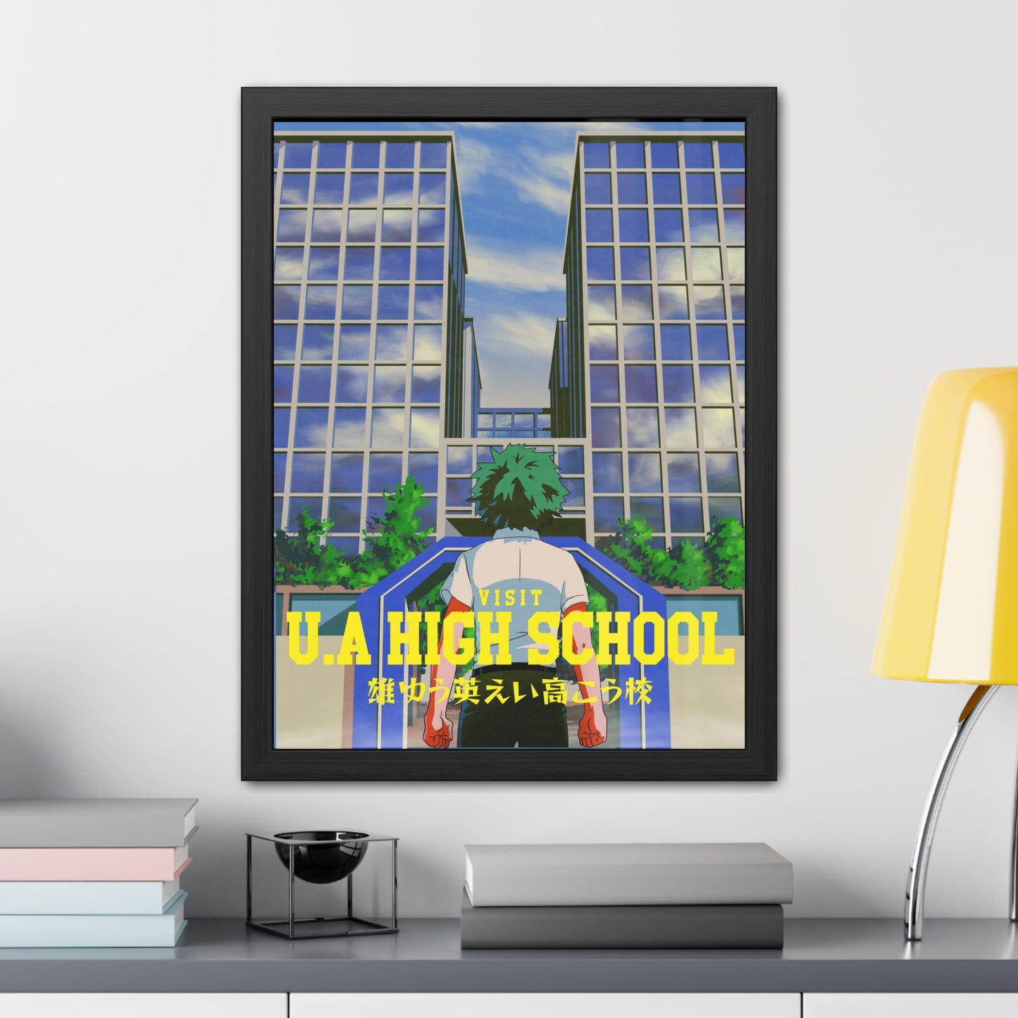 Visit UA High School Travel Poster (Framed)