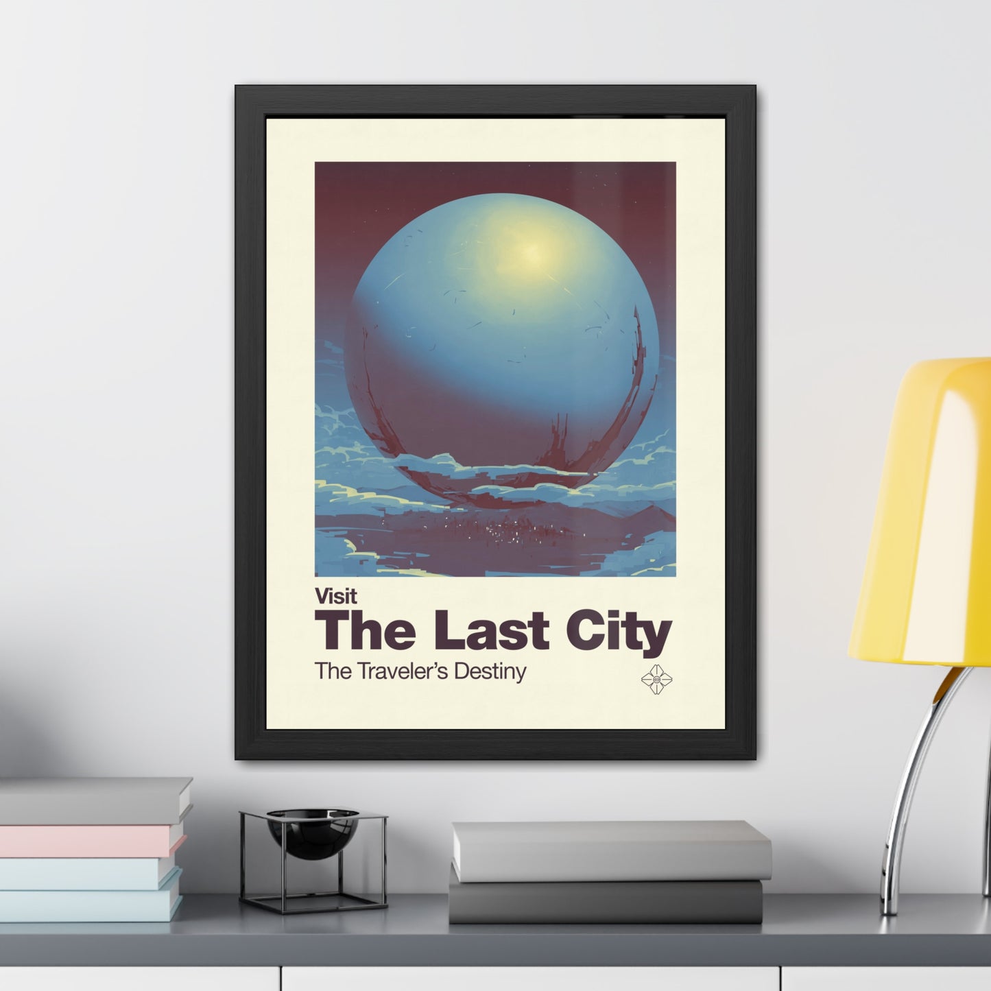 Visit The Last City Travel Poster (Framed)