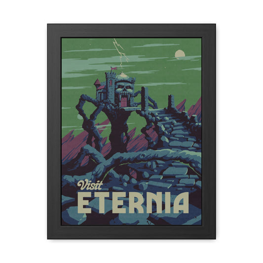 Visit Eternia Travel Poster (Framed)