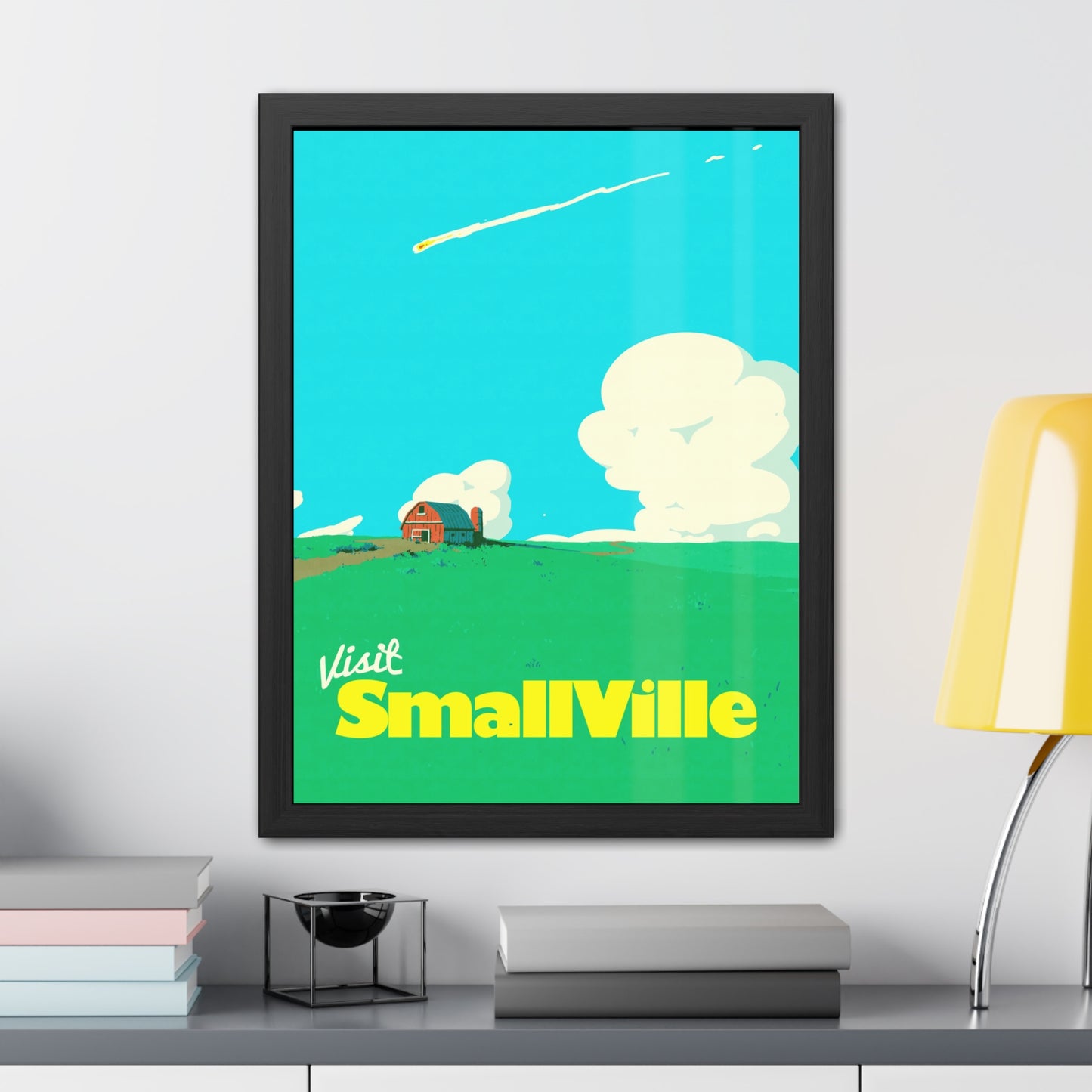 Visit Smallville Travel Poster (Framed)