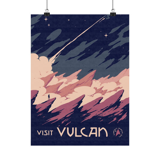 Visit Vulcan Travel Poster
