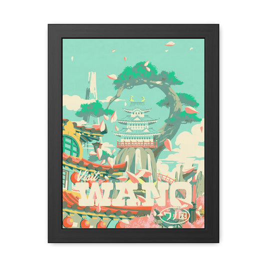 Visit Wano Travel Poster (Framed)