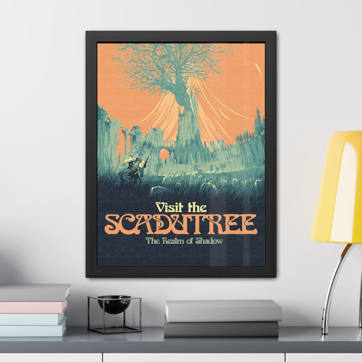 Visit The Scadutree Travel Poster (Framed)