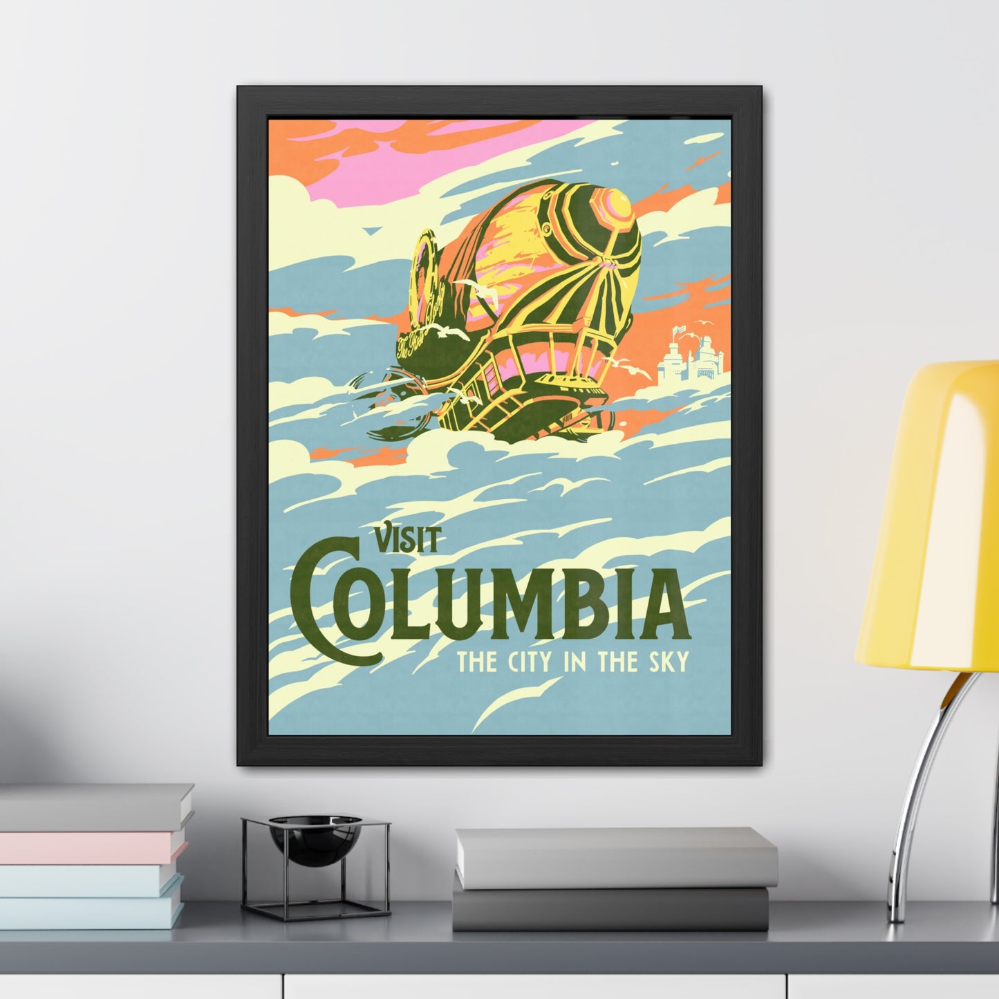 Visit Columbia Travel Poster (Framed)