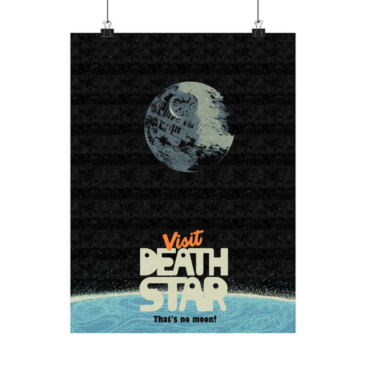 Visit Death Star Travel Poster