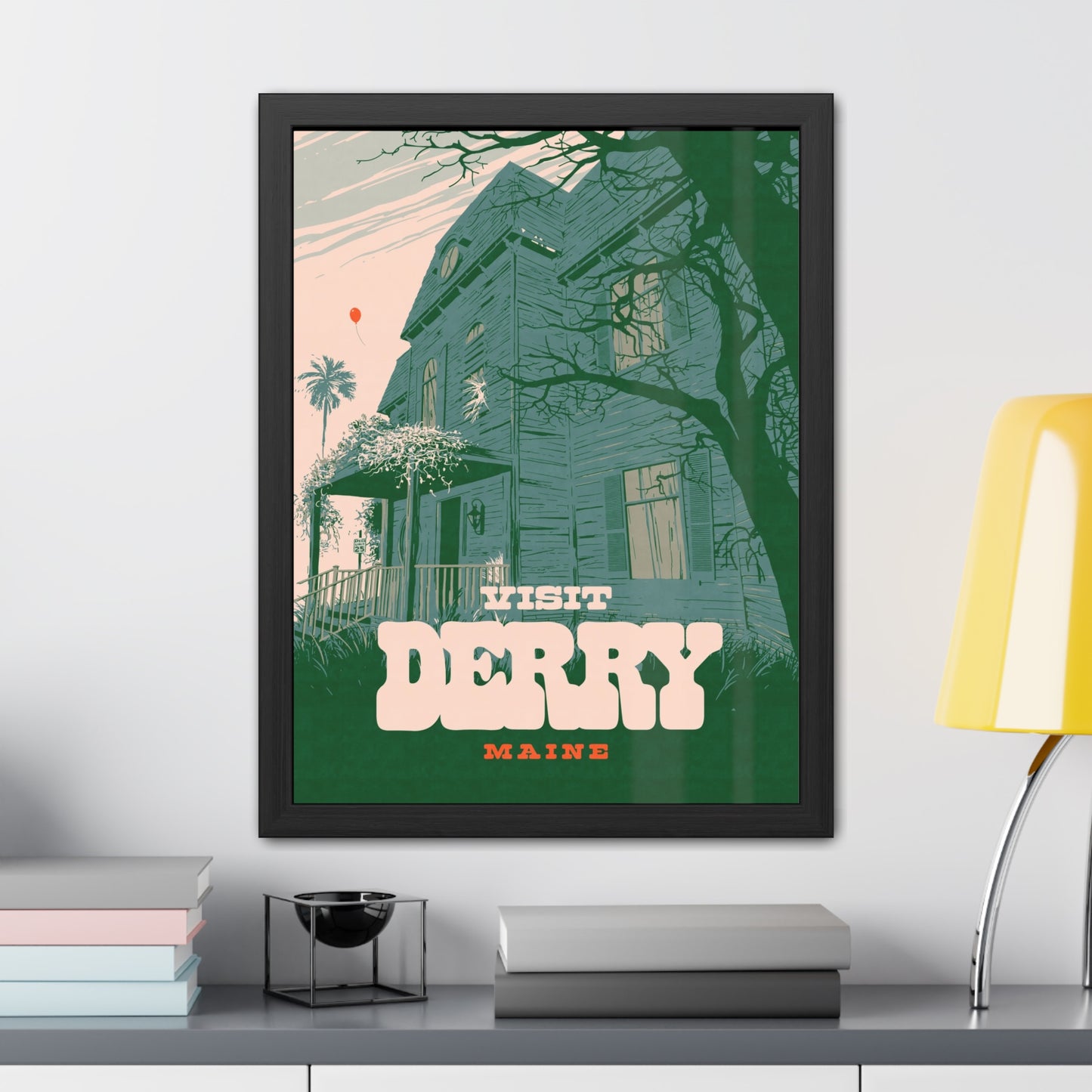Visit Derry Travel Poster (Framed)