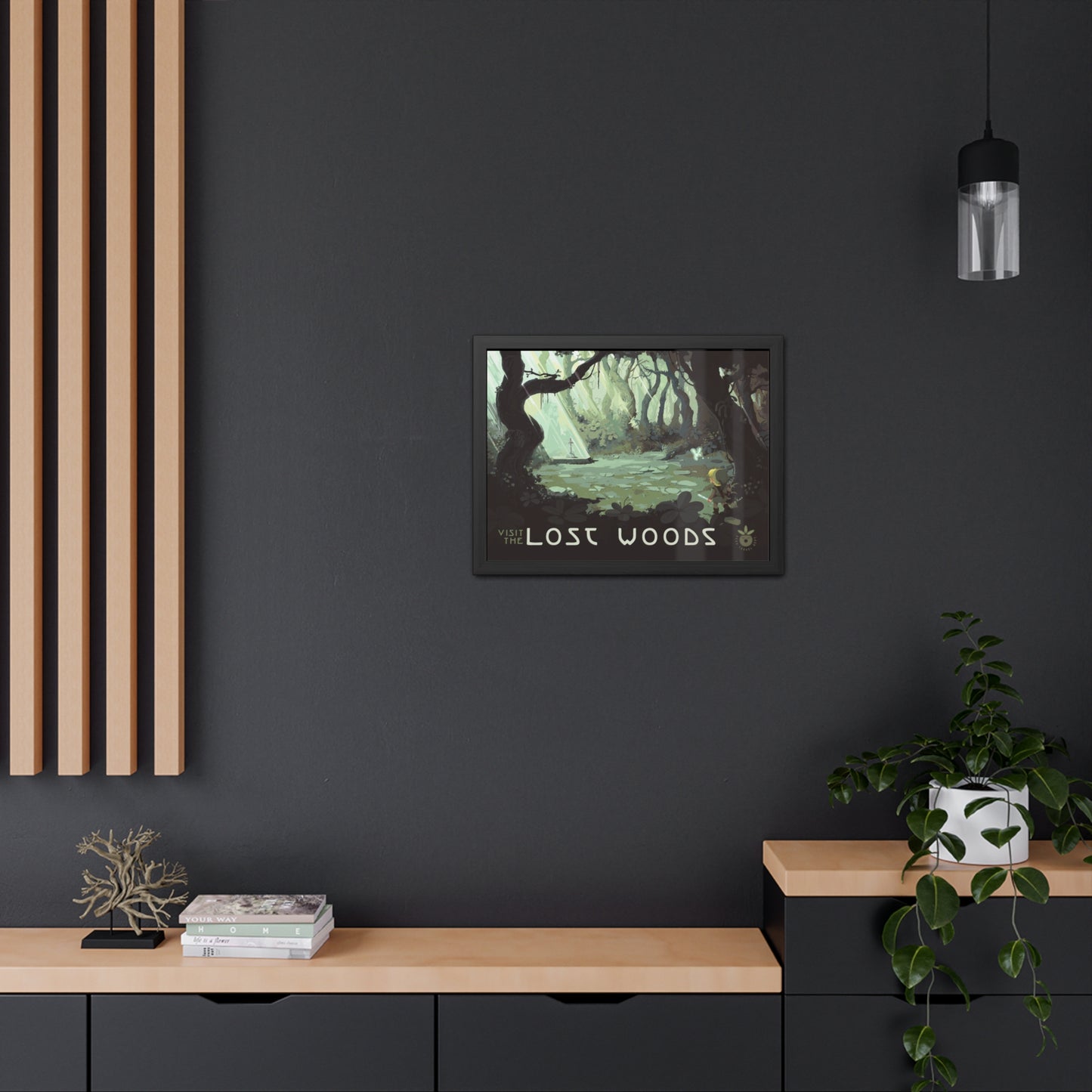 Visit Lost Woods Travel Poster (Framed)