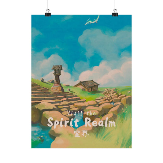 Visit Spirit Realm Travel Poster