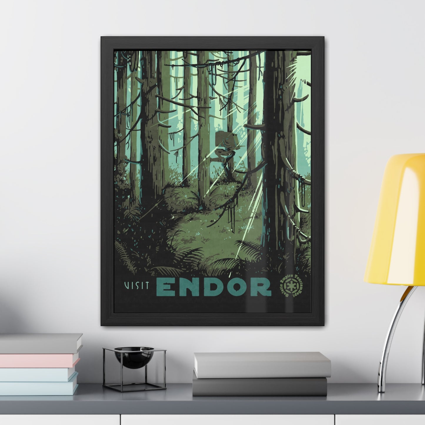 Visit Endor Travel Poster (Framed)