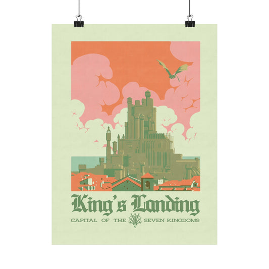 Visit Kings Landing Travel Poster