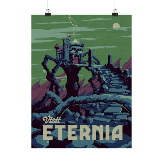 Visit Eternia Travel Poster