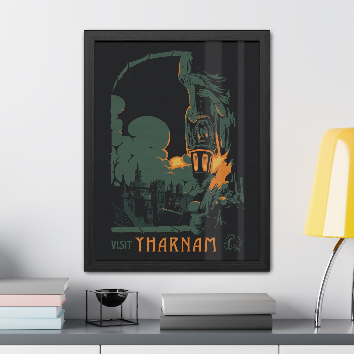 Visit Yharnam Travel Poster (Framed)