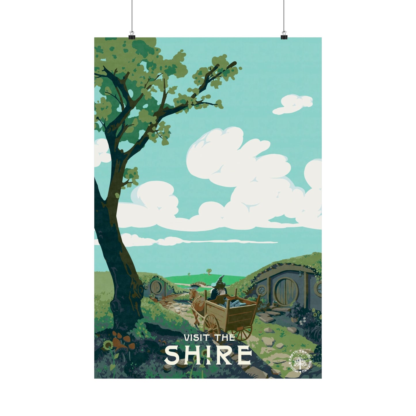 Visit The Shire Travel Poster