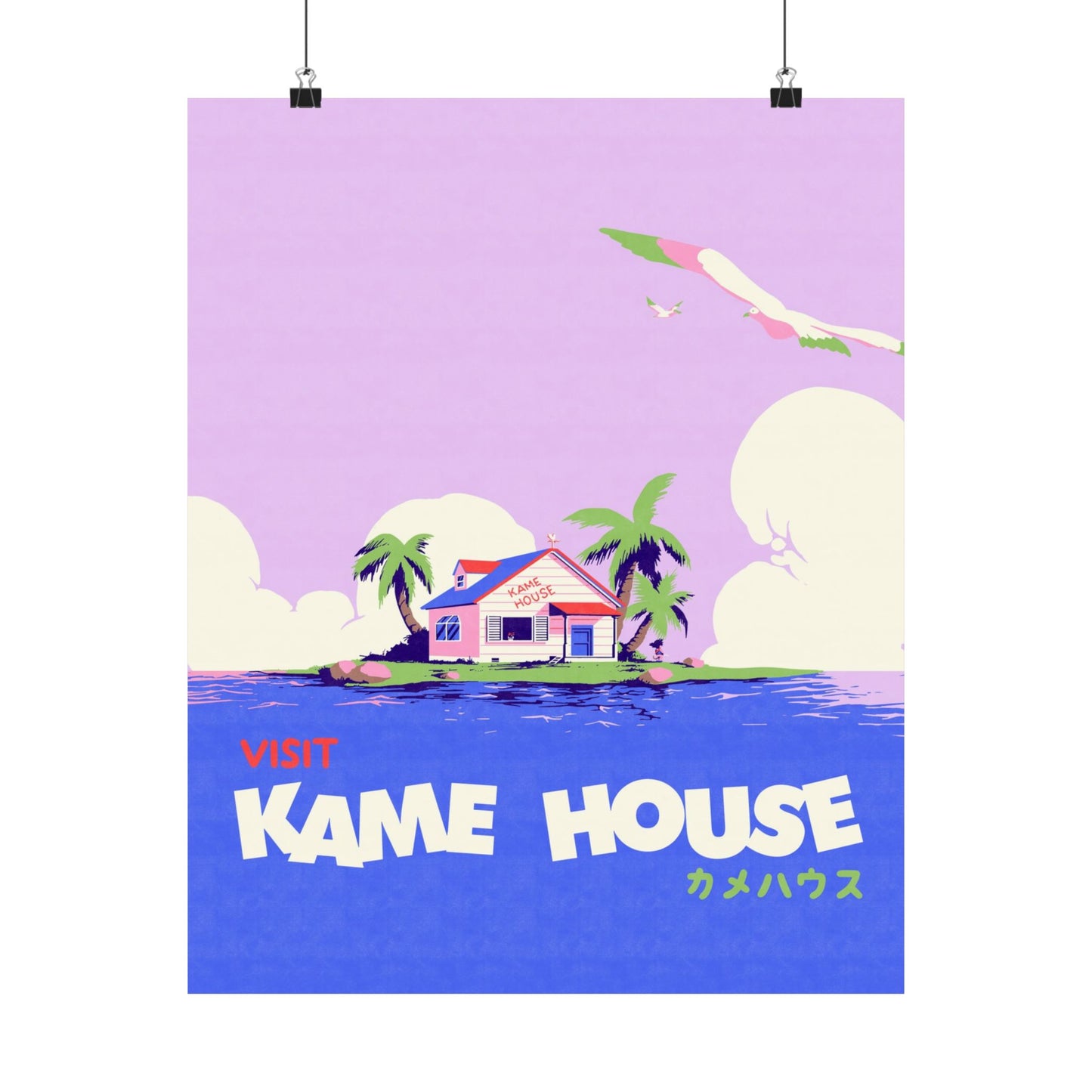 Visit Kame House Travel Poster