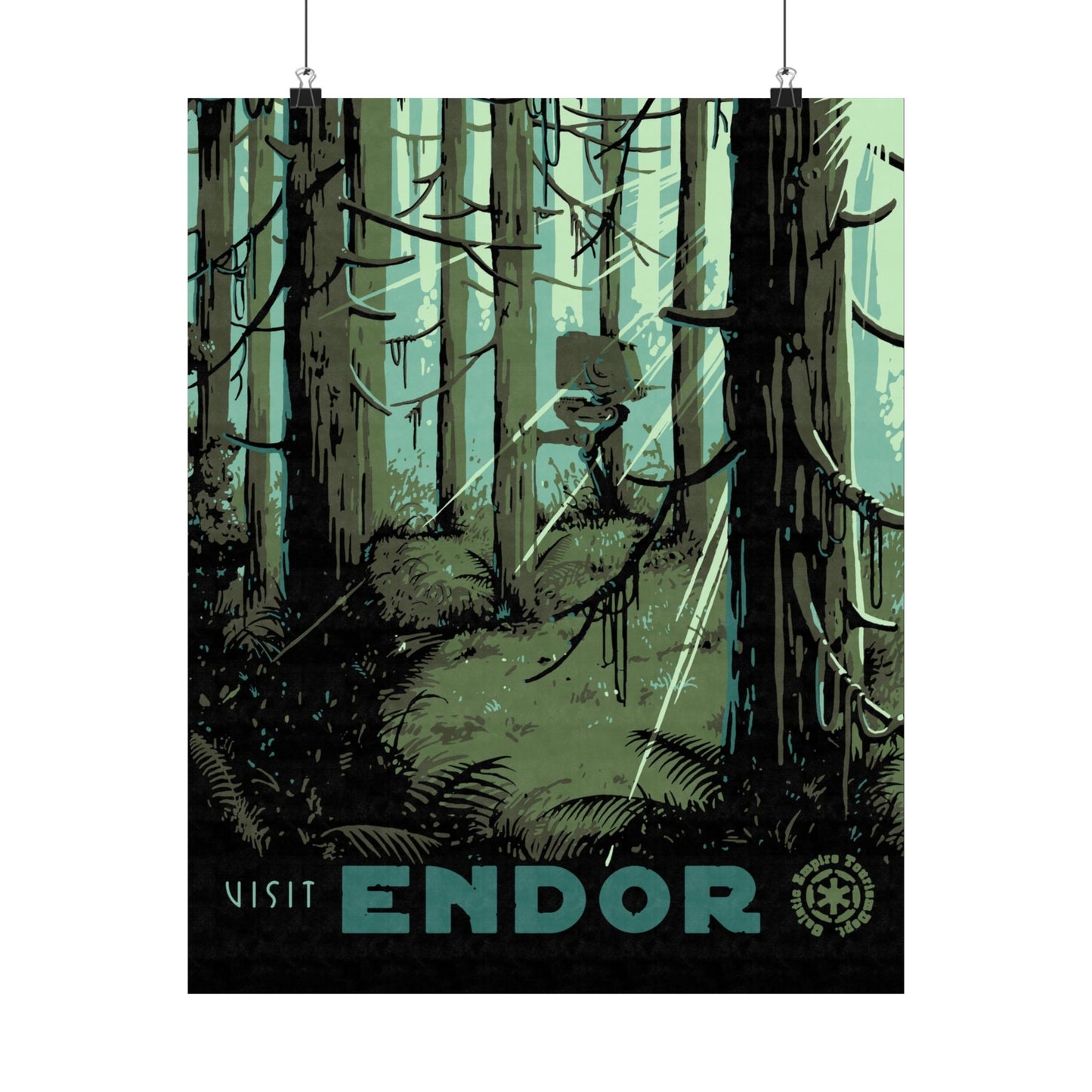 Visit Endor Travel Poster