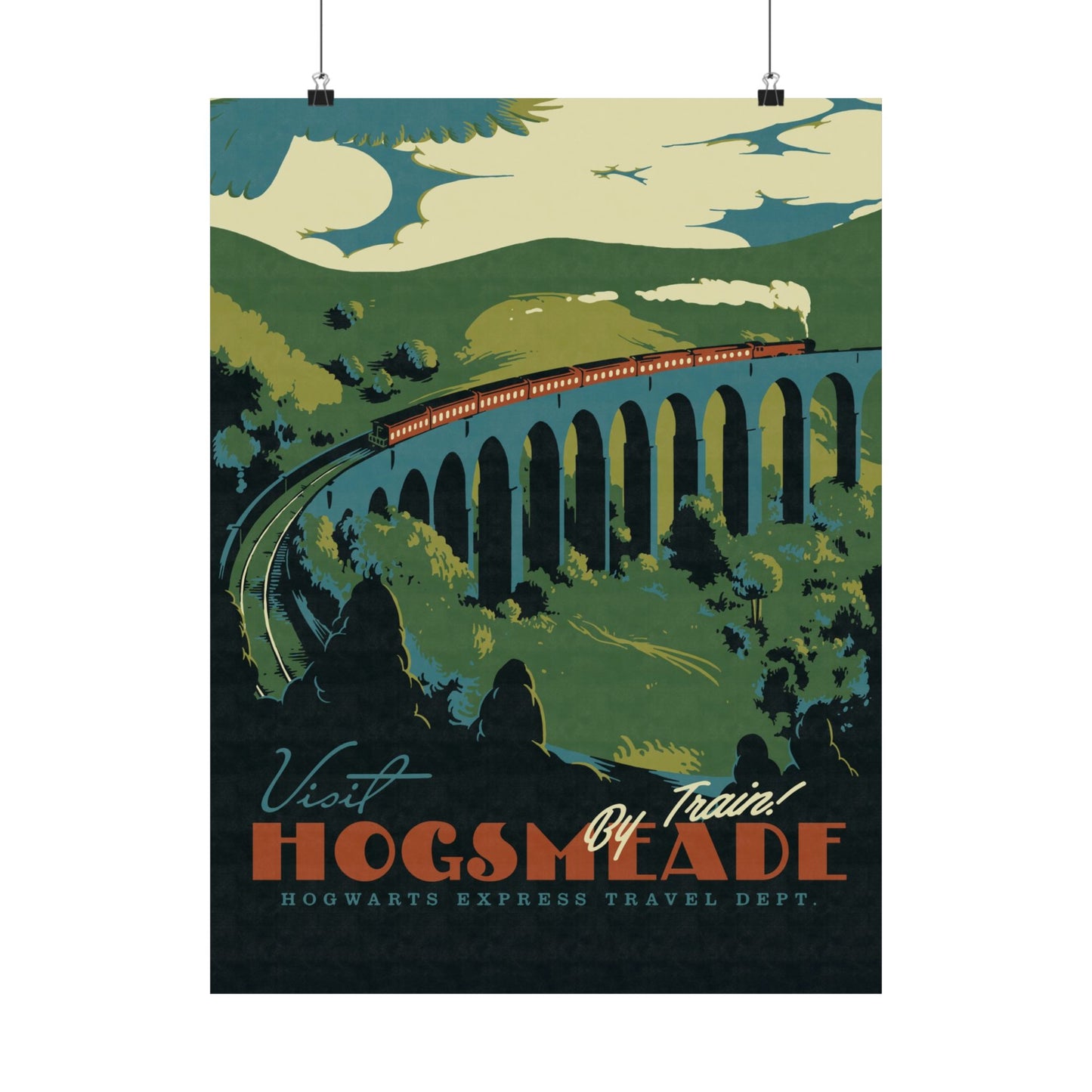 Visit Hogsmeade Travel Poster