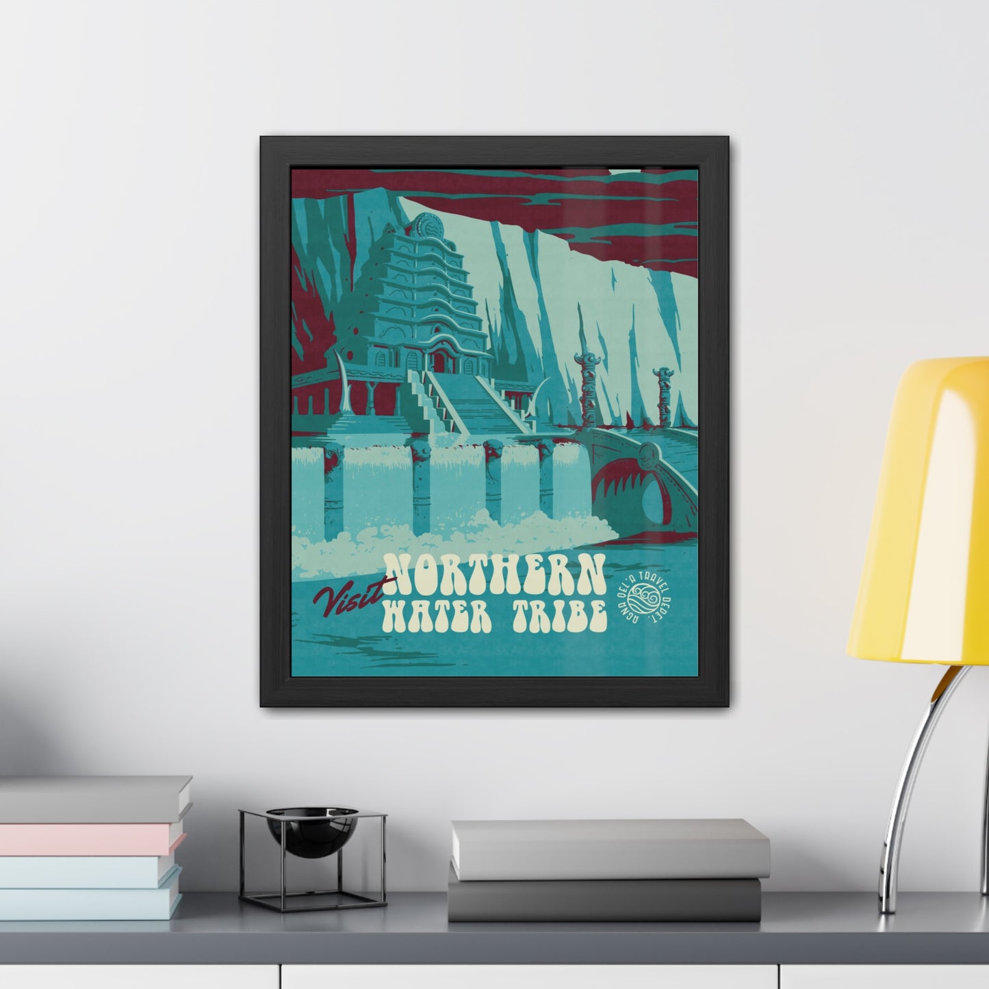 Visit Northern Water Tribe Travel Poster (Framed)