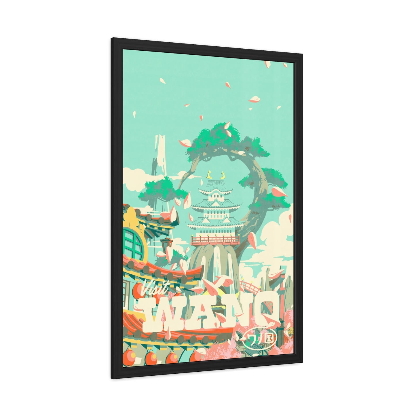 Visit Wano Travel Poster (Framed)