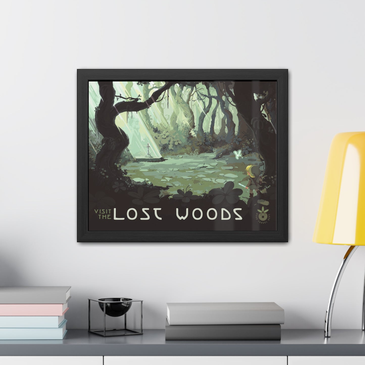 Visit Lost Woods Travel Poster (Framed)