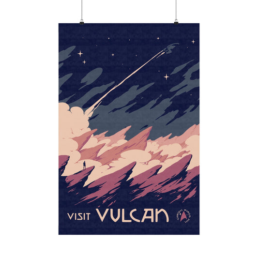 Visit Vulcan Travel Poster