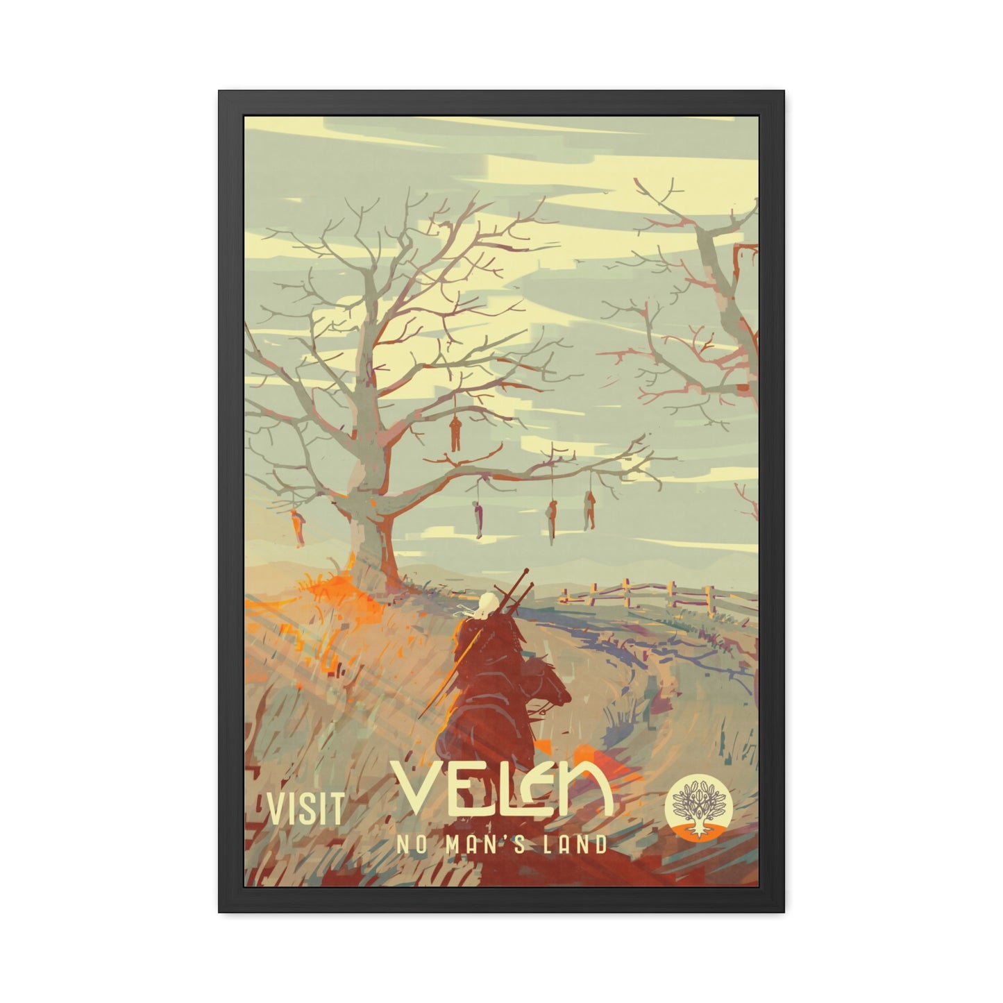 Visit Velen Travel Poster (Framed)