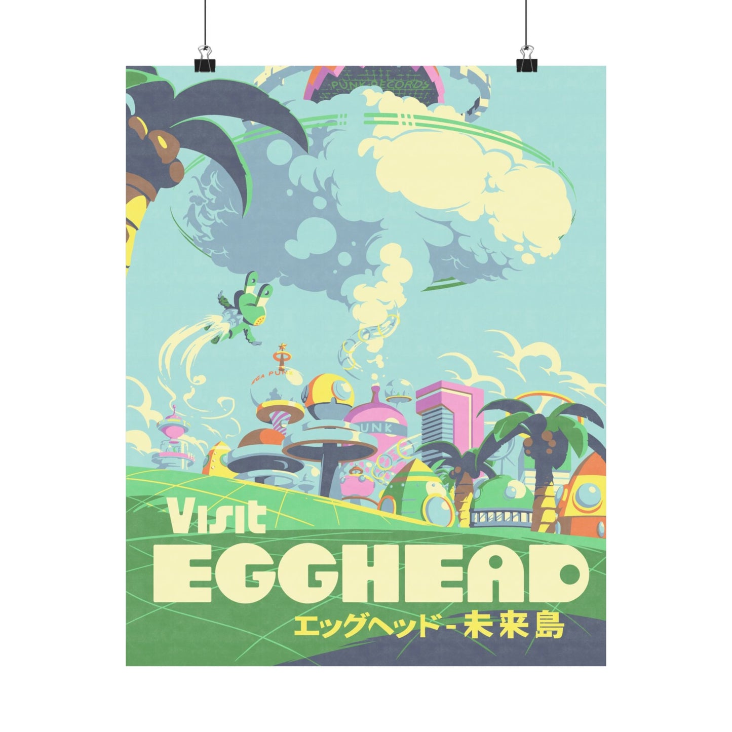Visit Egghead Travel Poster