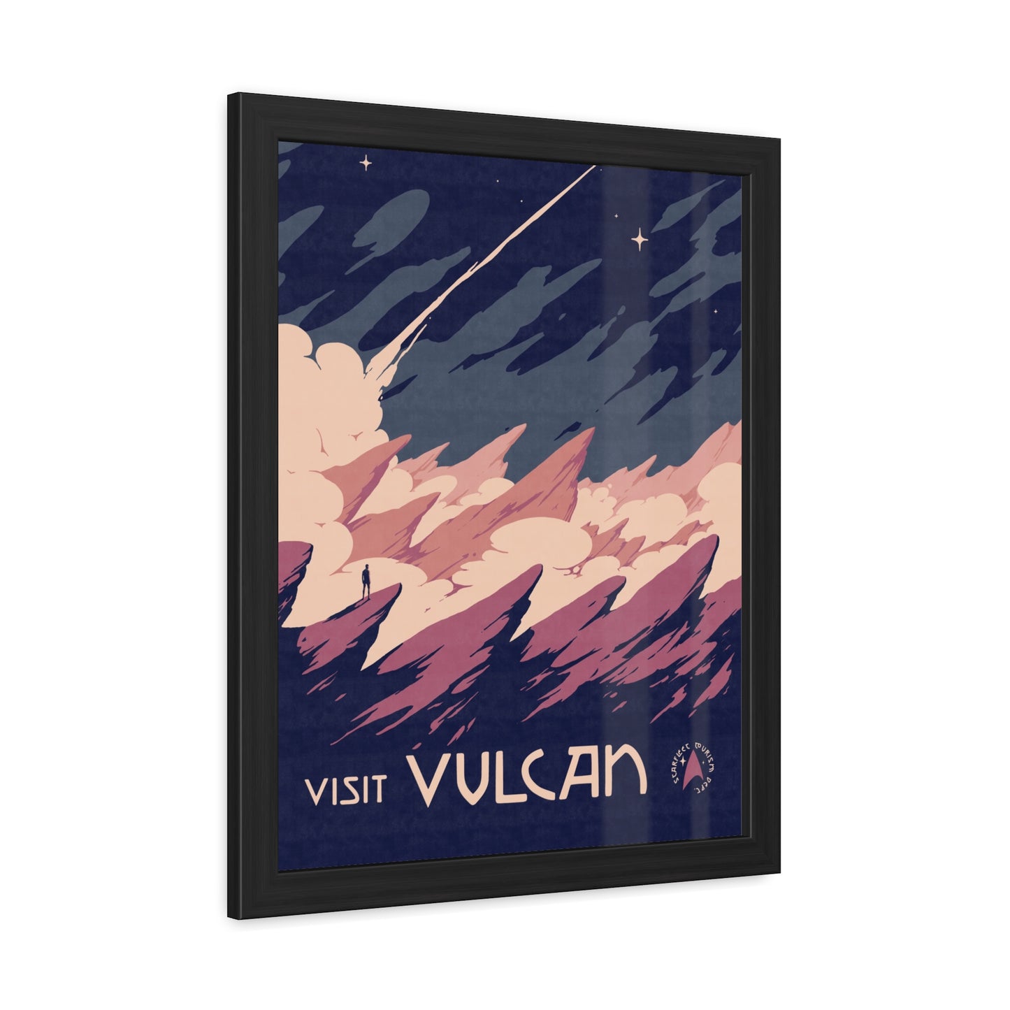 Visit Vulcan Travel Poster (Framed)