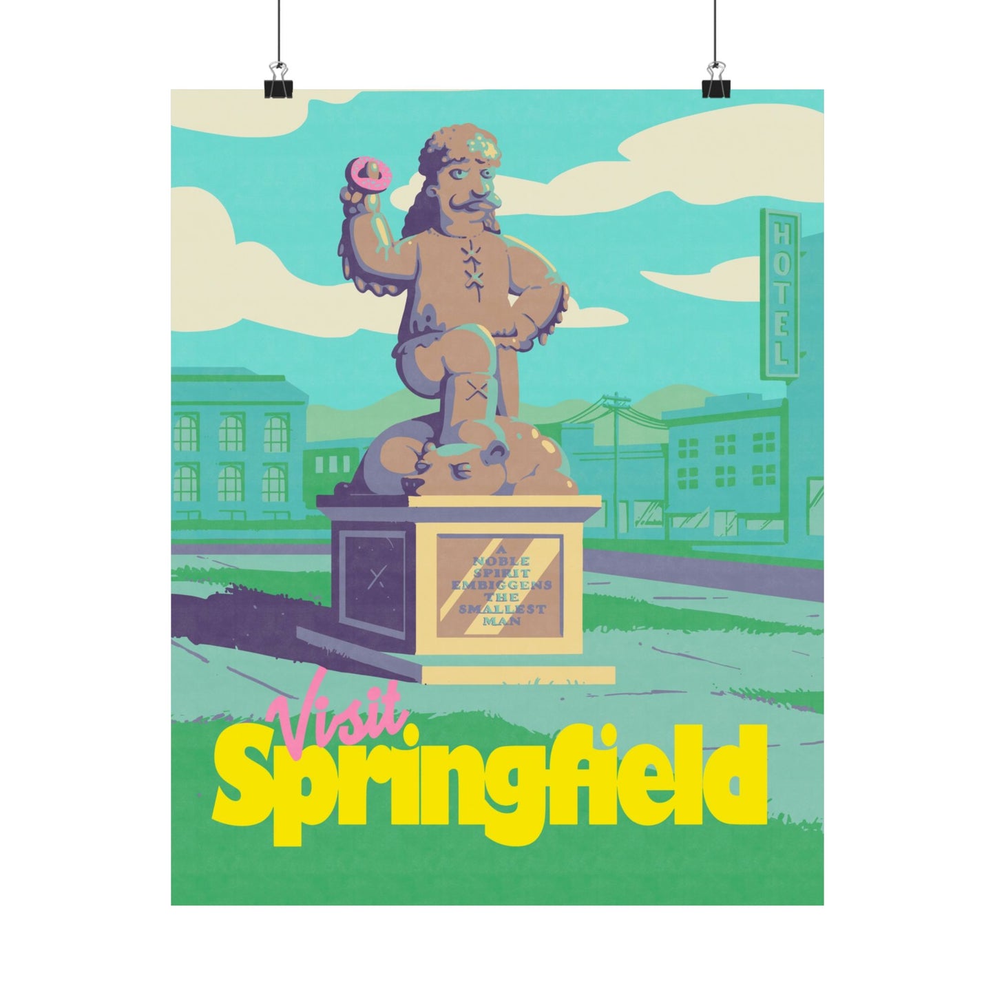 Visit Springfield Travel Poster