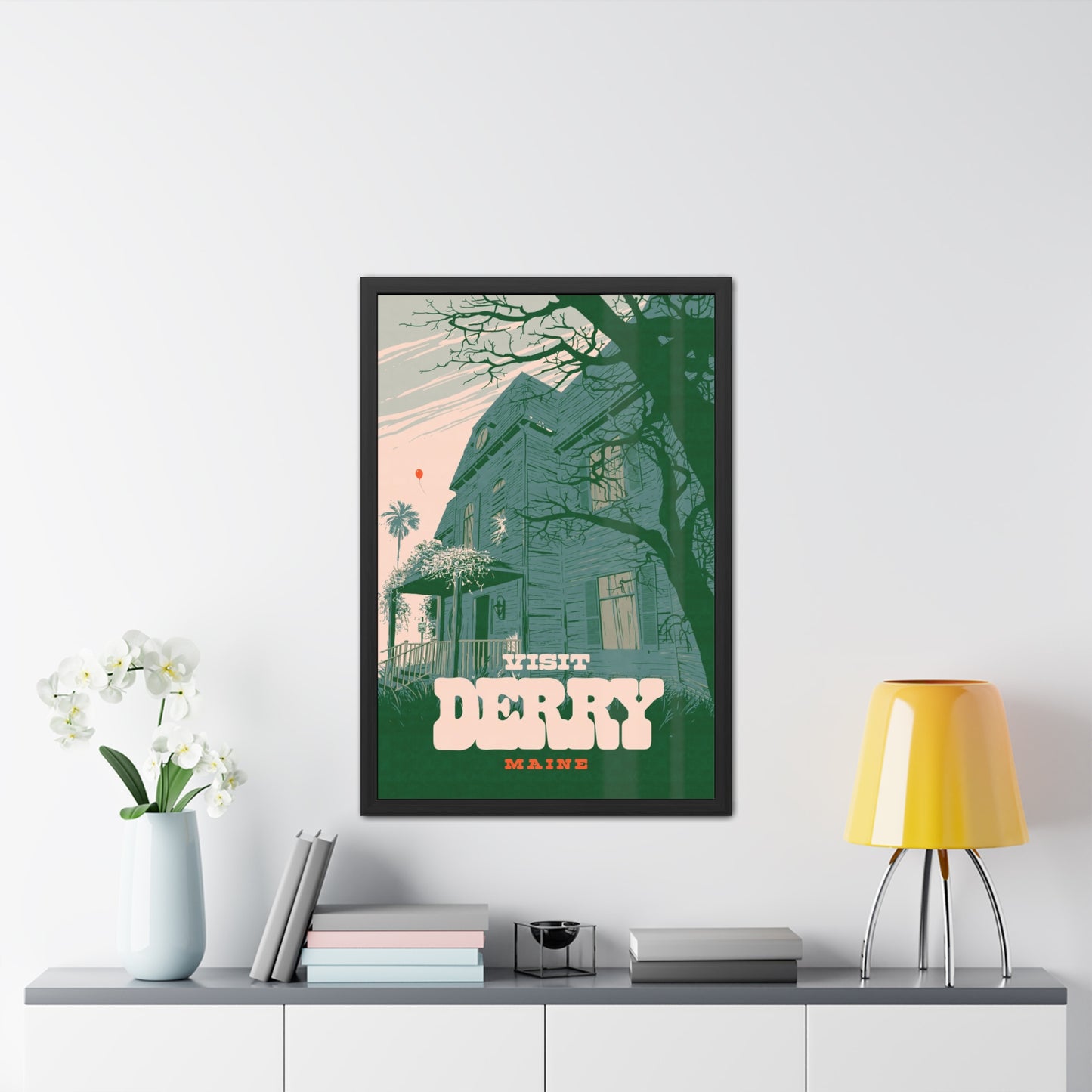 Visit Derry Travel Poster (Framed)