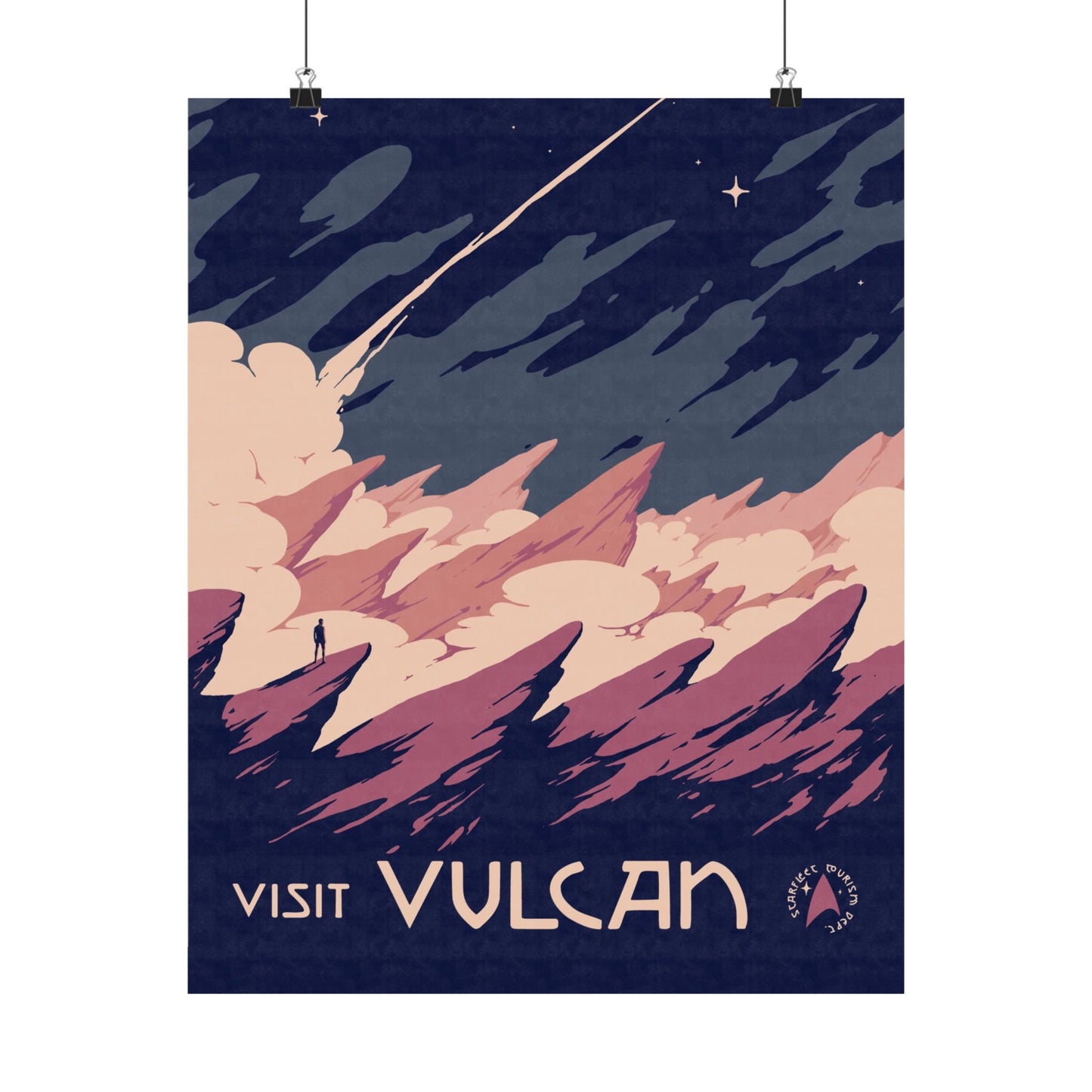 Visit Vulcan Travel Poster