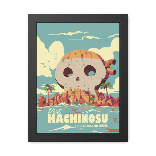Visit Hachinosu Travel Poster (Framed)