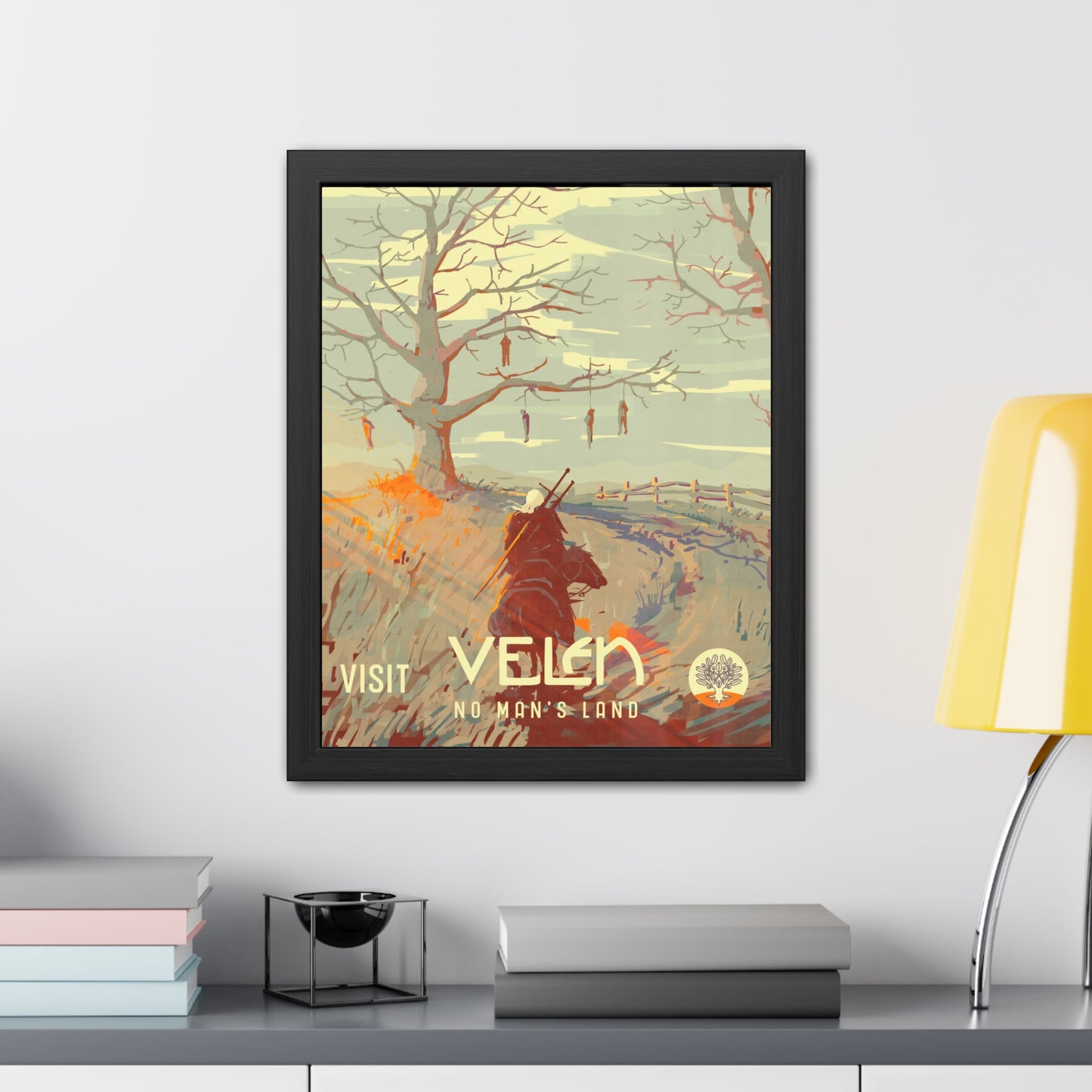 Visit Velen Travel Poster (Framed)