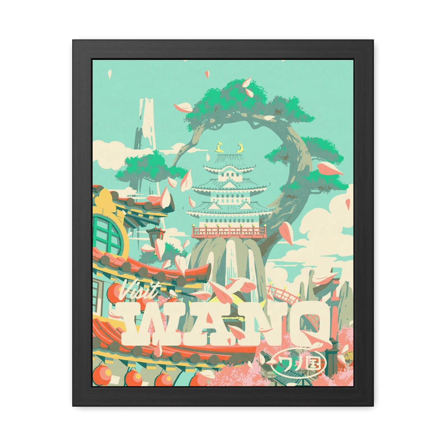Visit Wano Travel Poster (Framed)