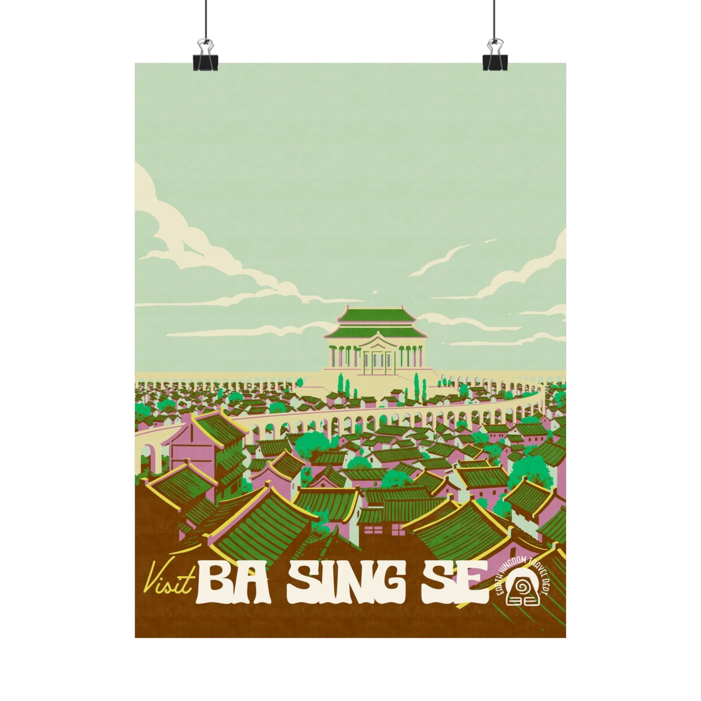 Visit Ba Sing Se Travel Poster