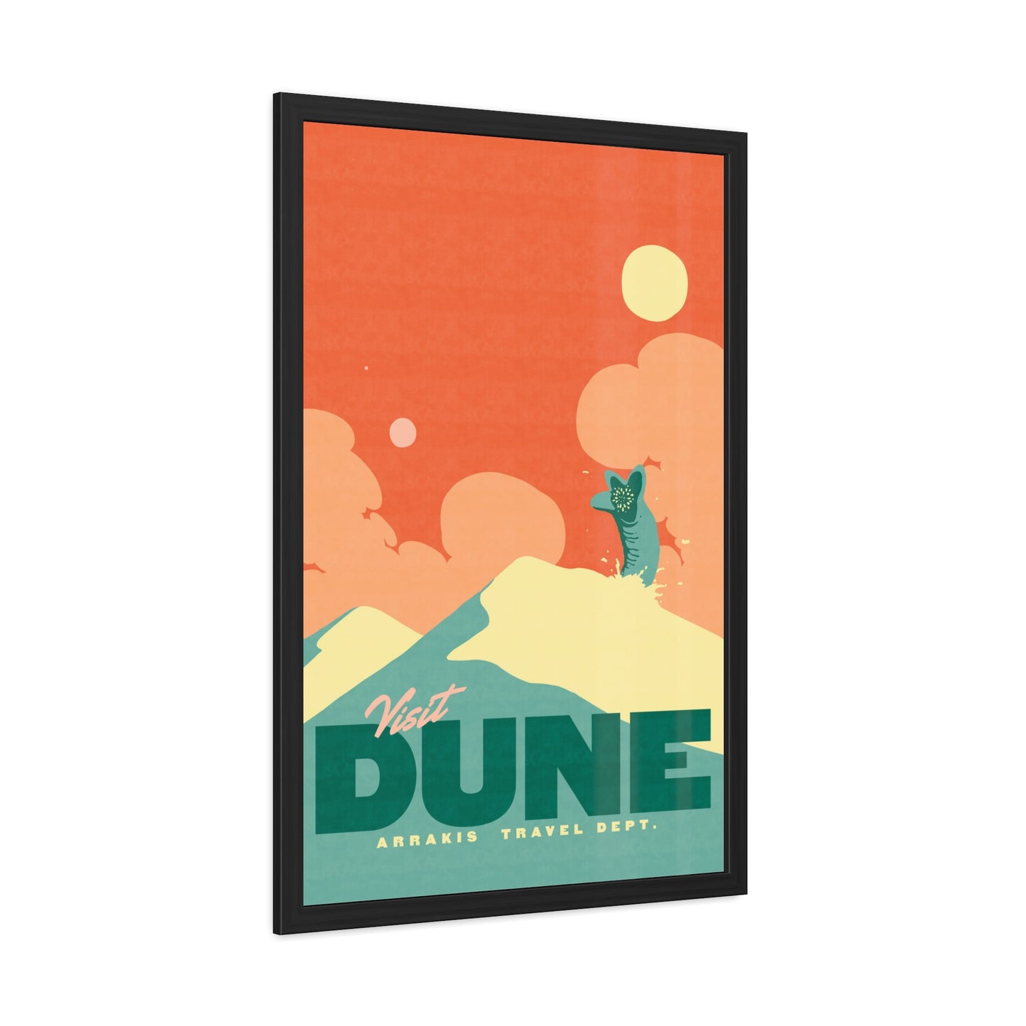 Visit Dune Travel Poster (Framed)