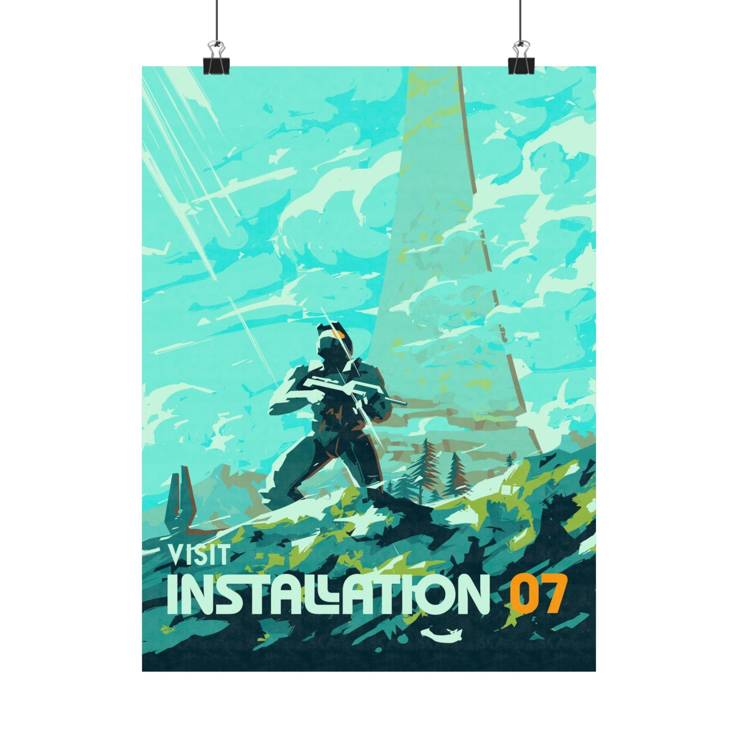 Visit Instalation 07 Travel Poster