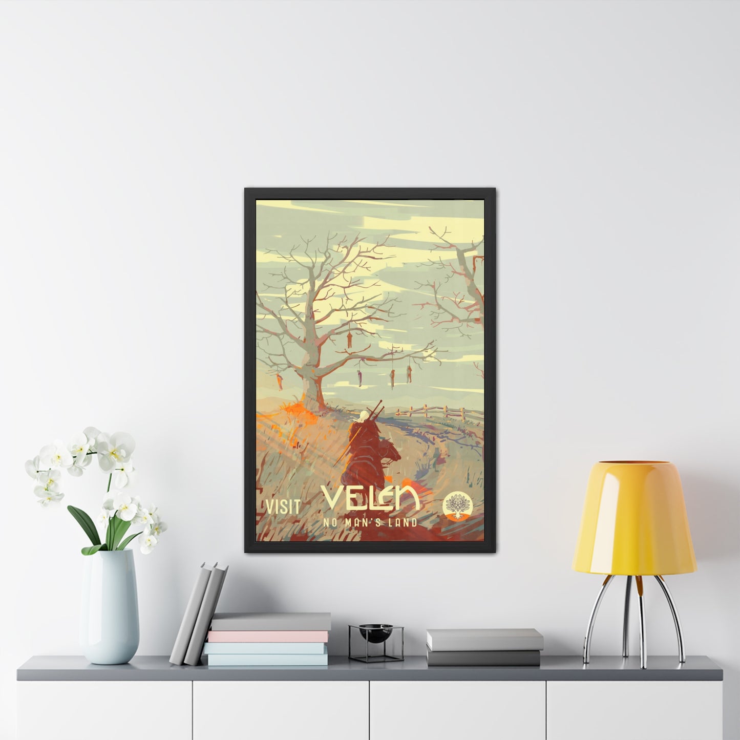 Visit Velen Travel Poster (Framed)