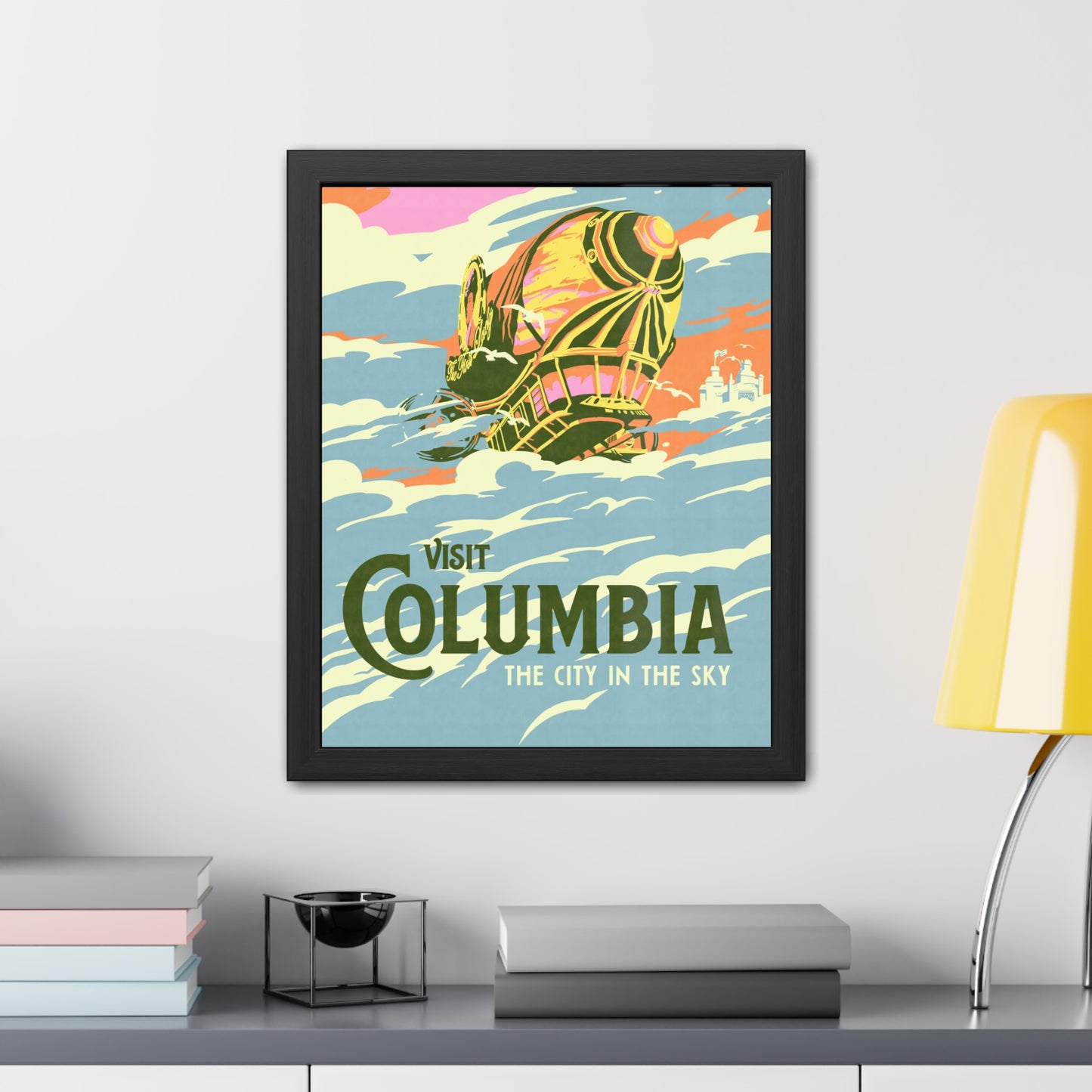 Visit Columbia Travel Poster (Framed)