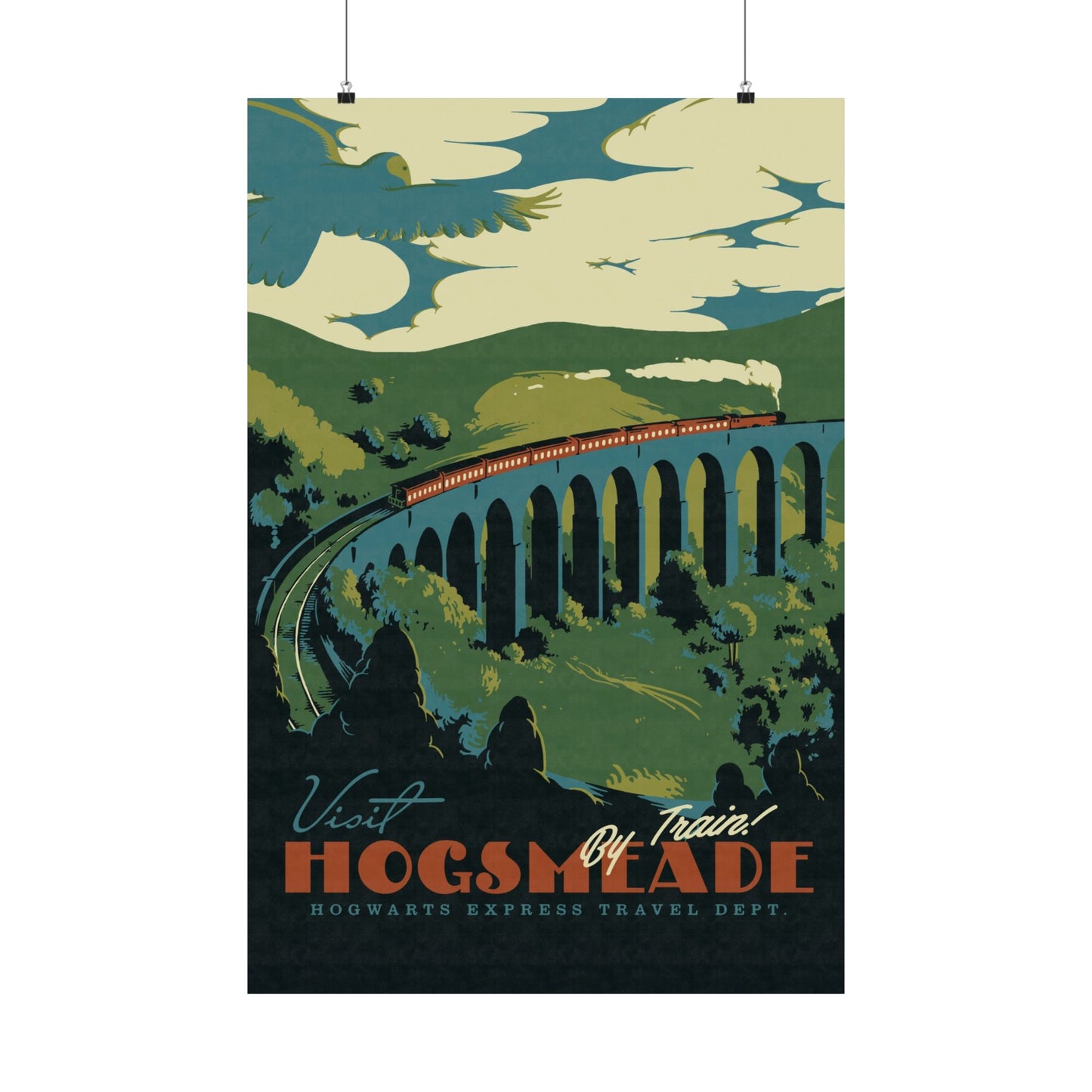 Visit Hogsmeade Travel Poster