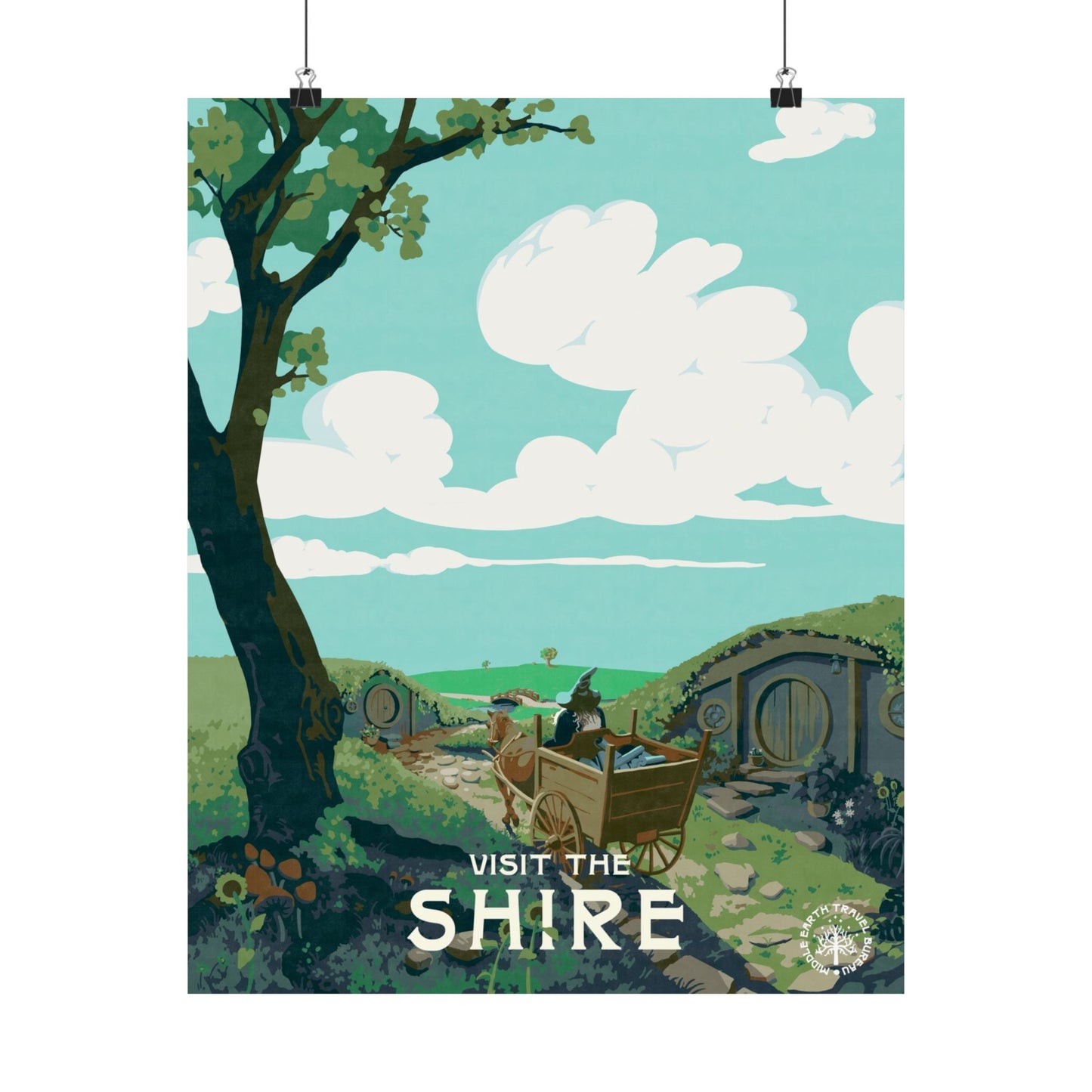 Visit The Shire Travel Poster
