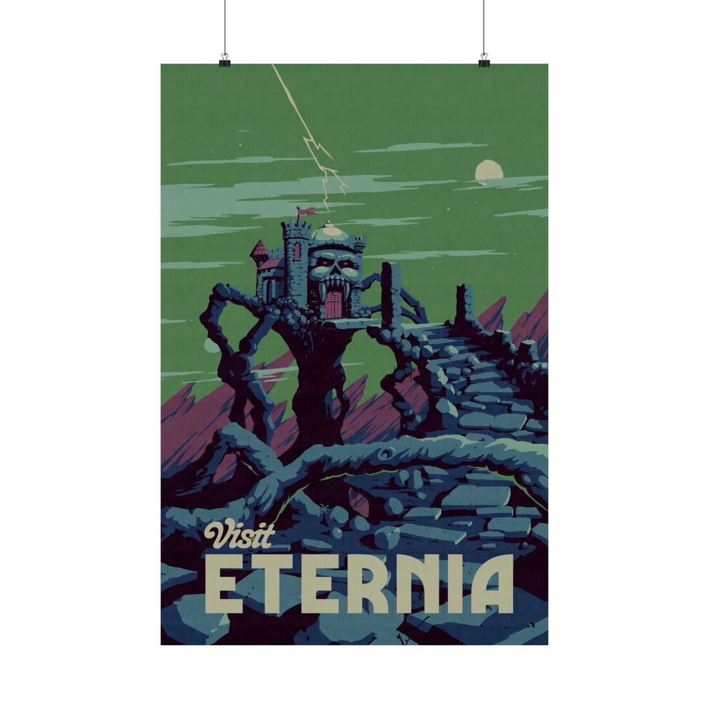 Visit Eternia Travel Poster