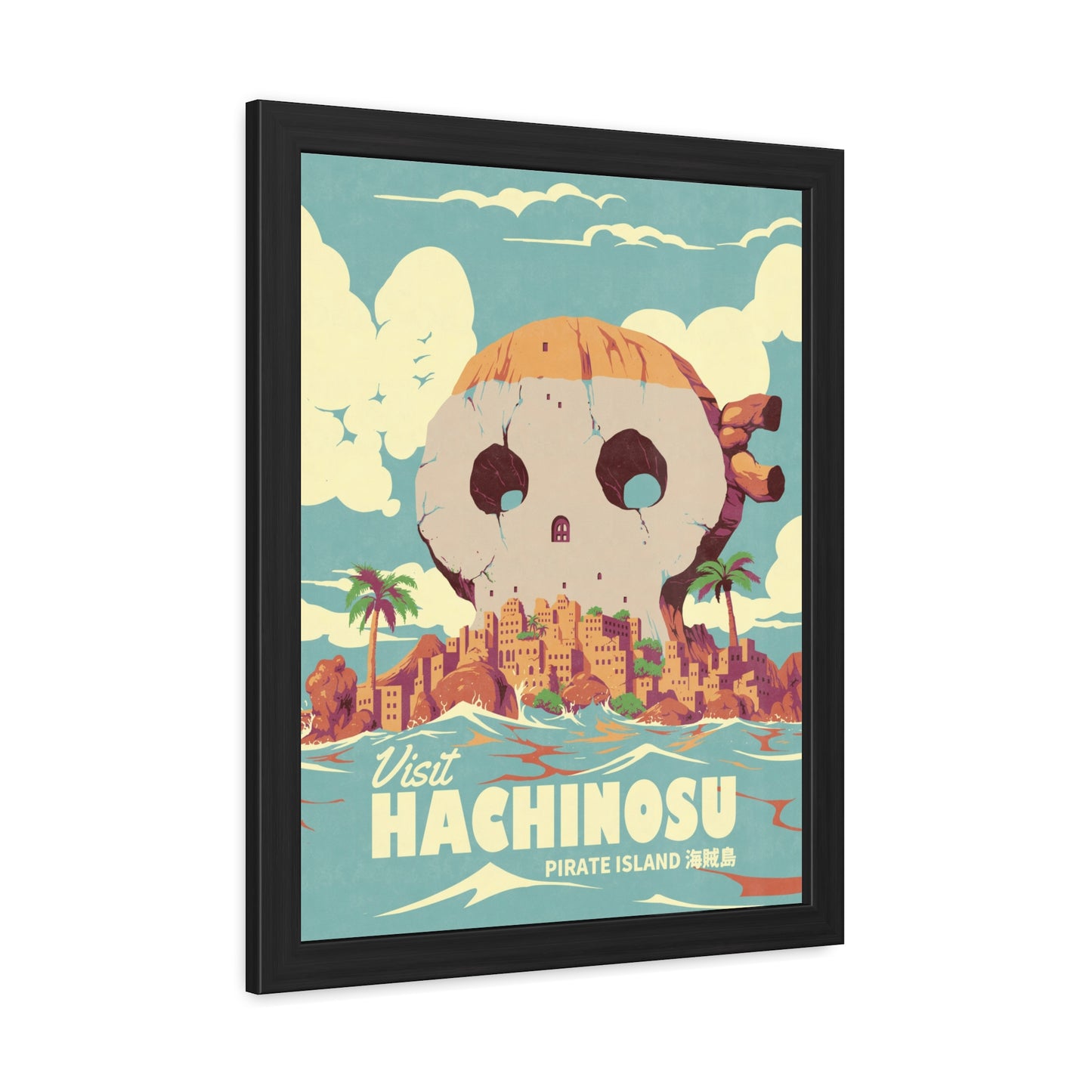 Visit Hachinosu Travel Poster (Framed)