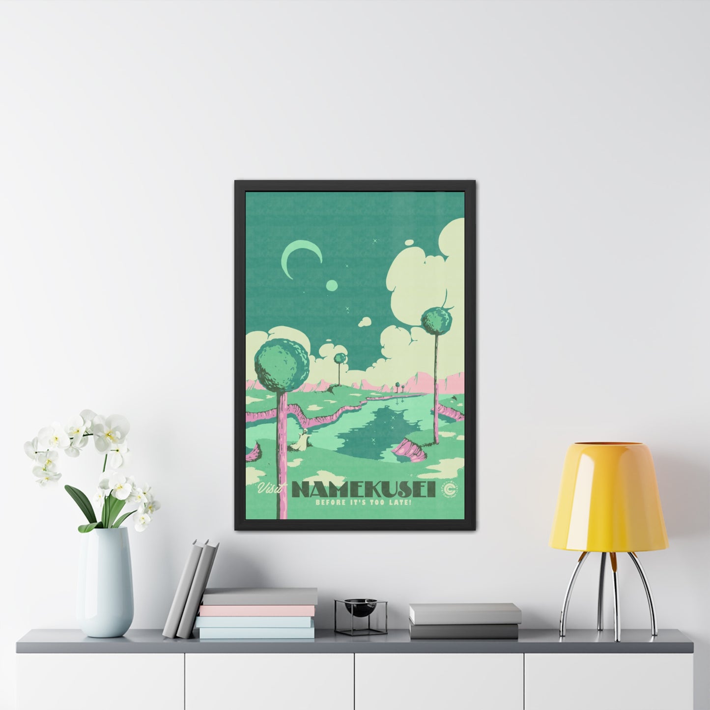 Visit Namekusei Travel Poster (Framed)